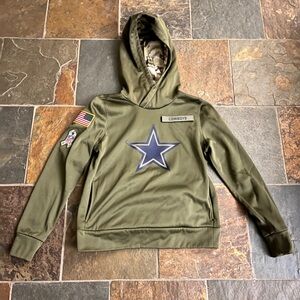 Green Veterans Dallas Cowboys Hoodie